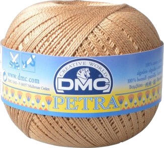 Dmc DMC Petra nr 5 Heklegarn Unicolor 53045 Beige