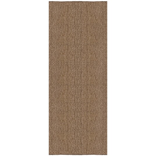 Layered Basket Weave Sisalteppe 75x240 cm Brun