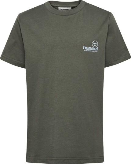 Hummel T skjorte HmlJr Vanlig Grafikk Castor Grå Hummel 9 10 år (134 140) T skjorte Armygrønn Grønn