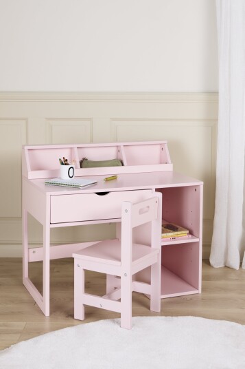 Alice &  Fox FAY Skrivebord med Oppbevaring Rosa