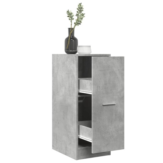 Apotekskap betonggrå 30x41x77,5 cm sponplater 8721158399526