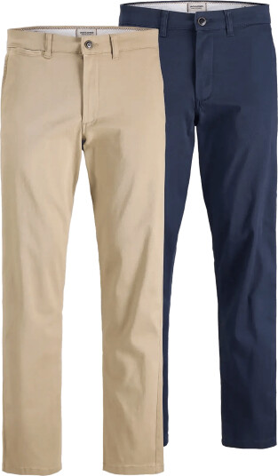 Jack & Jones Jpstkane Dave Chino 2Pk Mp Noos Navy 36 x 32