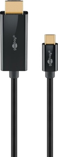 Goobay 75698 3 M Usb Type C Hdmi Hankjønn Hankjønn Rett