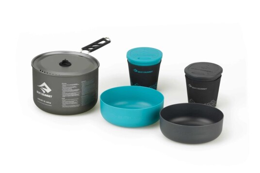 Sea To Summit Alpha 2.1 Pot Cook Set Pacific Blue/grey Sea To Summit Alpha 2.1 Pot Cook Set Pacific Blue/grey