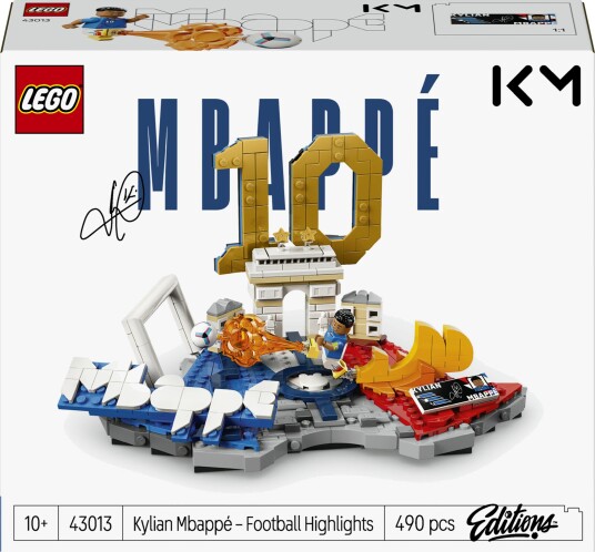 Lego Editions Kylian Mbappé Fotball-Høydepunkter 43013 Lego Editions Kylian Mbappé Fotball-Høydepunkter 43013