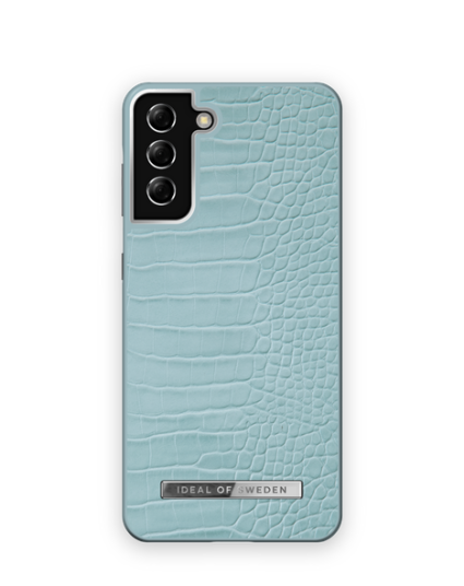 iDeal of Sweden Atelier Case Galaxy S21 Plus Soft Blue Croco