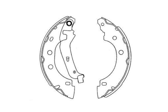 Bremsesko sett KAVO PARTS KBS 7410