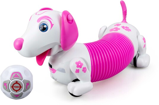 Silverlit Robo Dash D robot-hund med lyd og bevegelser rosa Silverlit Robo Dash D robot-hund med lyd og bevegelser rosa