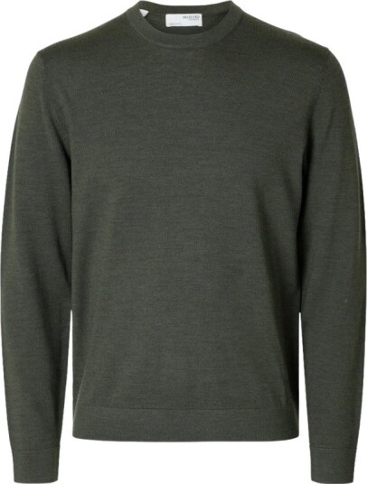 Selected | Slmtray Ls Knit Reg Merino Crew Noos | XXL