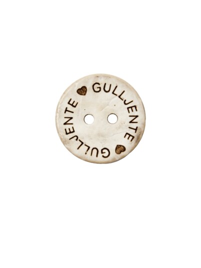 Kort Og Godt Knapp Gulljente 18Mm