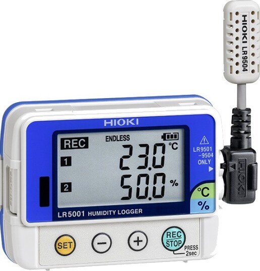 Hioki Hioki LR5001 Fuktighetslogger Med Batterier