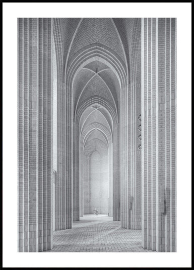 Grundtvigs Kirke Poster Plakat / 21x30cm Grundtvigs Kirke Poster Plakat / 21x30cm