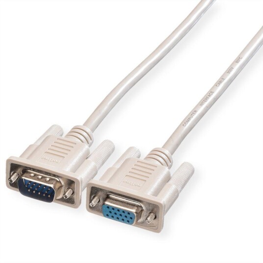 ROLINE Vga Cable Hd15 F   Hd15 M