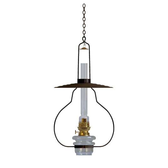 Karlskrona Lampfabrik Lyckeby Parafinlampe Sort