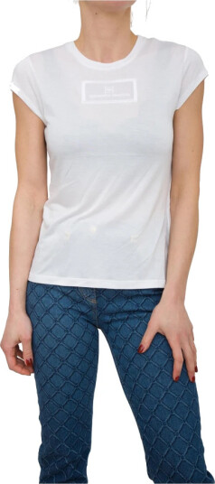 Elisabetta Franchi Dame Topper Hvit S,
