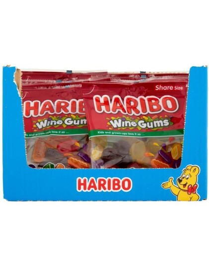 12 stk Haribo Wine Gums   Hel Eske
