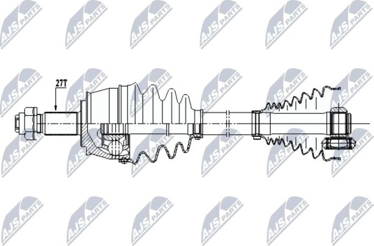 Nty Drivaksel NTY NPW FT 035