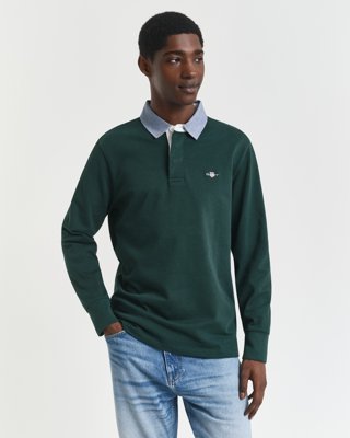 Gant Chambray heavy rugger TARTAN GREEN S Gant Chambray heavy rugger TARTAN GREEN S