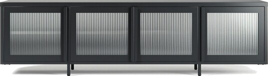 Store Mediabenk 180 cm Antrasitt
