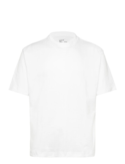 Weekday Relaxed Fit Short-Sleeved Cotton T-Shirt - White - S