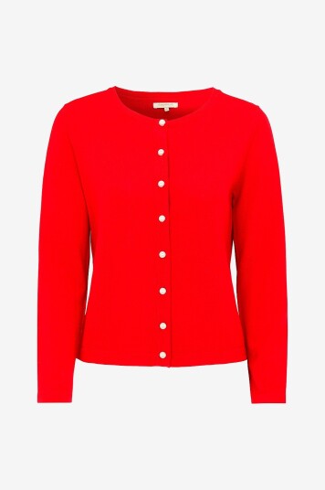Newhouse Perle Cardigan Paris Rød