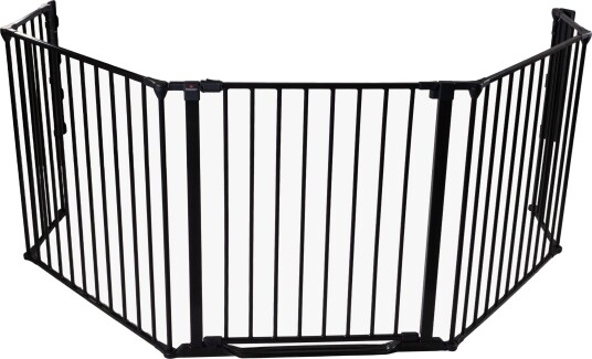 BabyDan Flex StepFree XL Skrugrind Svart
