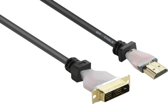 Renkforce Rf 4212216 1,8 M Hdmi Type A Standard Dvi D Hankjønn Hankjønn Rett