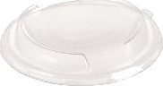 Plastlåg Ø151x10 Mm Rund Højt Bionedbrydelig Pla Klar Til Bakke 600 Ml,10 Ps X 50 Stk/Krt