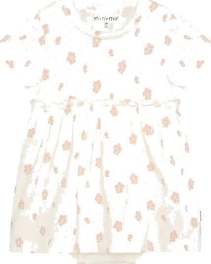 Minymo Body Dress Ss Aop Cream 56