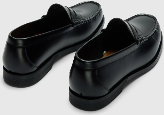 Selected Slhbilly Leather Penny Loafer - Black - 40