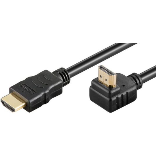 MicroConnect HDMI 2.0 kabel 90° vinkel 2m 1 Stykk SEN W128609272 Svart MicroConnect HDMI 2.0 kabel 90° vinkel 2m 1 Stykk SEN W128609272 Svart