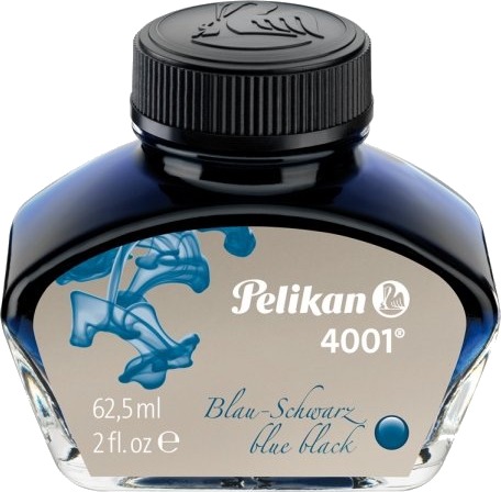 Pelikan Blekk 4001 I Glass, Blå-Svart, Innhold: 62,5 Ml (329151) - 1 Stk (329151)