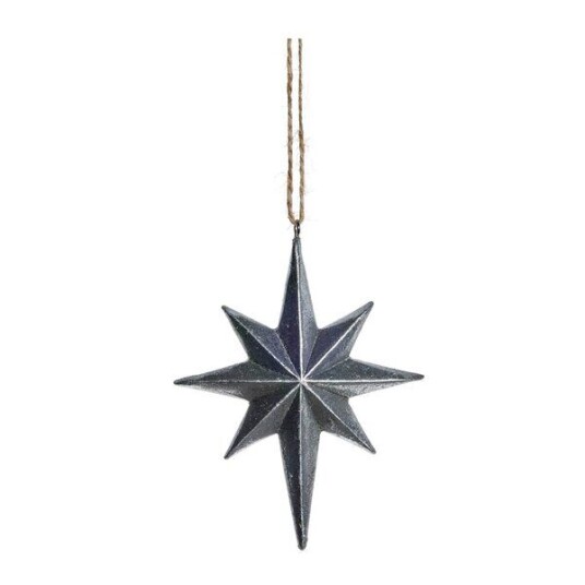 Lene Bjerre - Serafina ornament stjerne 12,2 cm antikk silver Lene Bjerre - Serafina ornament stjerne 12,2 cm antikk silver