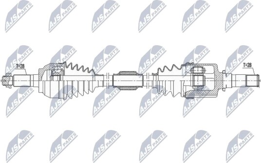 Nty Drivaksel NTY NPW MZ 062 Nty Drivaksel NTY NPW MZ 062