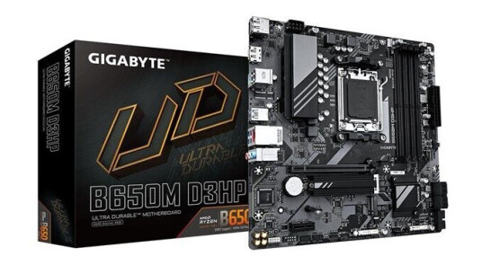 GIGABYTE B650M D3HP Micro ATX Hovedkort med AMD AM5 og DDR5-minne GIGABYTE B650M D3HP Micro ATX Hovedkort med AMD AM5 og DDR5-minne