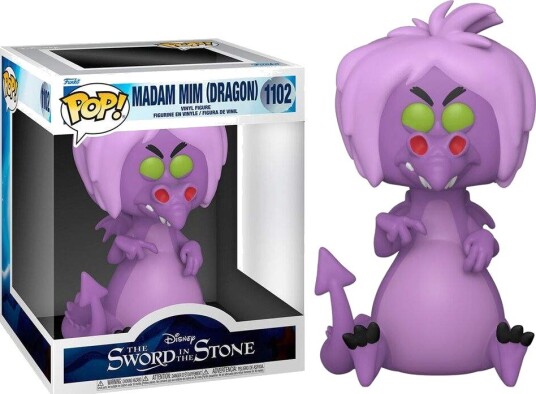 Northix POP-figur Disney Sverdet i steinen Mim som drage 15 cm