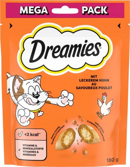 Dreamies Kattesnacks Big Pack Kylling 6 X 180 G