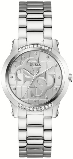 Guess Dameklokke GW0861L1 Annette Sølvfarget/Stål Ø36 mm Guess Dameklokke GW0861L1 Annette Sølvfarget/Stål Ø36 mm