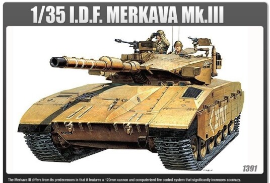 Academy Merkava MK III Stridsvogn Byggesett 1:35