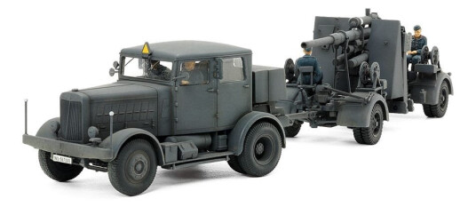 Tamiya 1/48 German Heavy Tractor SS-100 and 88mm Gun Flak37 Set