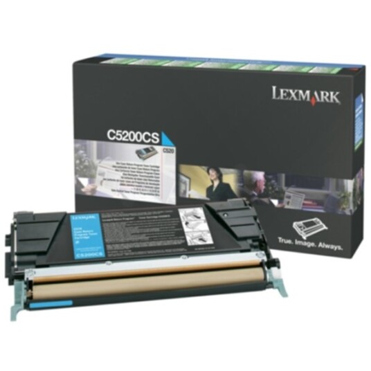 Lexmark C5200CS Tonerkassett cyan 1.500 sider return