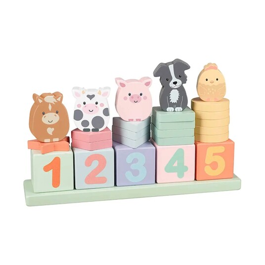 Orange Tree Toys Bondegård Trepuslespill Dyretelling Orange Tree Toys Bondegård Trepuslespill Dyretelling