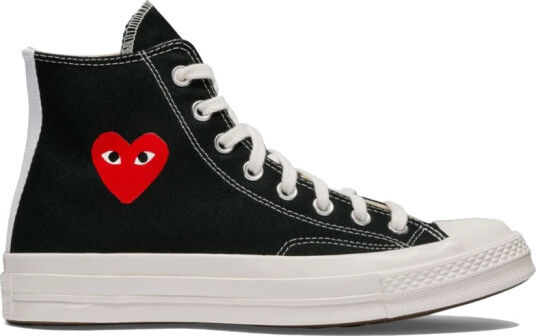 Comme des Garçons Play Herre Sko Svart 45 EU,