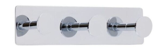 BESLAG DESIGN BASE 210 WALL HOOK POLISHED CHROME 3 HOOKS 61422-21