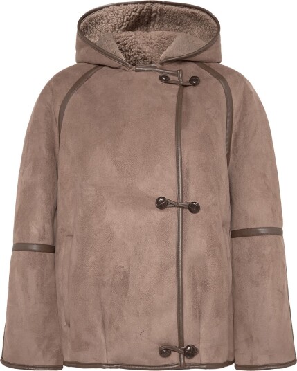 Topshop Tstemma Hooded Jacket Otw   CHOCOLATE BROWN   M