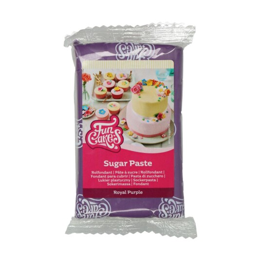 Lilla Fondant Fra Funcakes 250g Lilla Fondant Fra Funcakes 250g