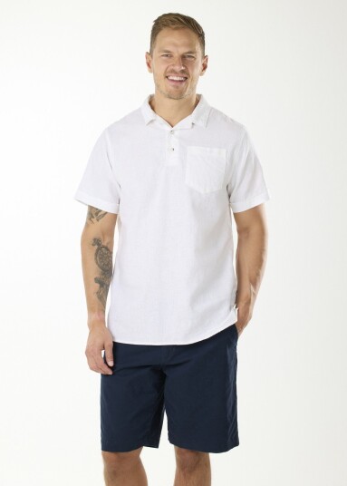 Seaside Sailor Linen Piké Off White 4xl Piketrøyer Seaside Sailor Linen Piké Off White 4xl Piketrøyer