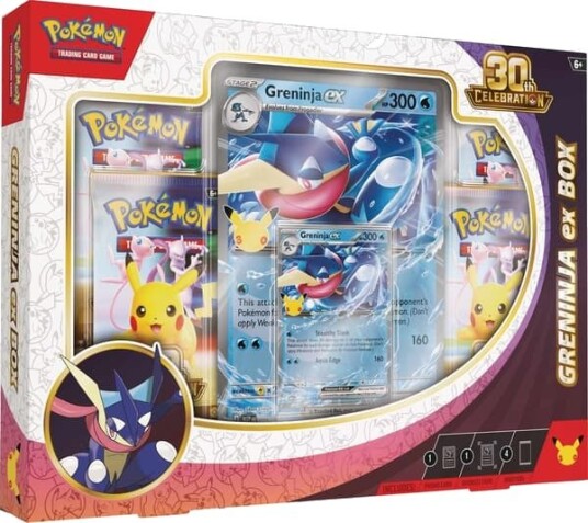 Pokémon 30th Celebration Greninja ex Box
