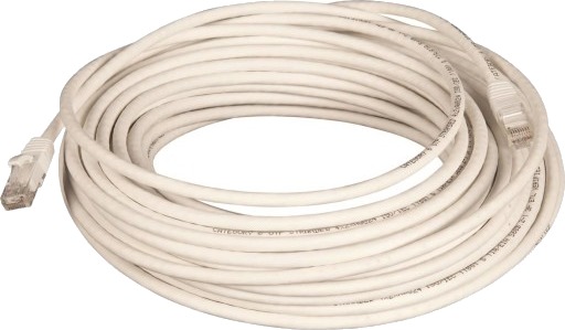 Nettverkskabel UTP Kat. 6, 15 meter, Hvit White