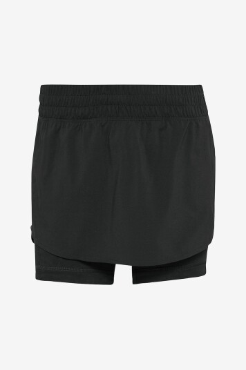 adidas Sport Performance   Løpeshorts Run Icons 3 stripes Running Skort   Svart